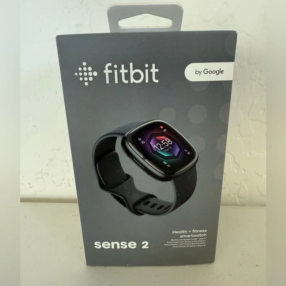 Fitbit Sense 2 Advanced Health & Fitness Smartwatch Grey Graphite Aluminum